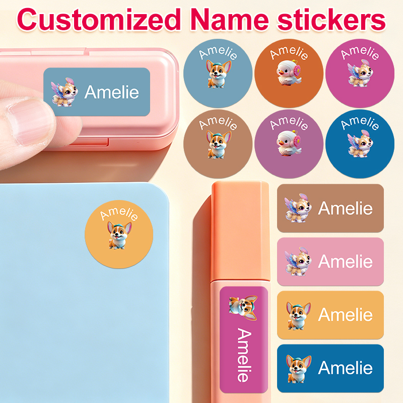 Personalized Name Box - Etiquetas de Nombre Personalizadas - Etiquetas