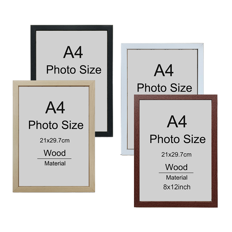 Engraved Wood Frame - Marco de fotos de madera A4,